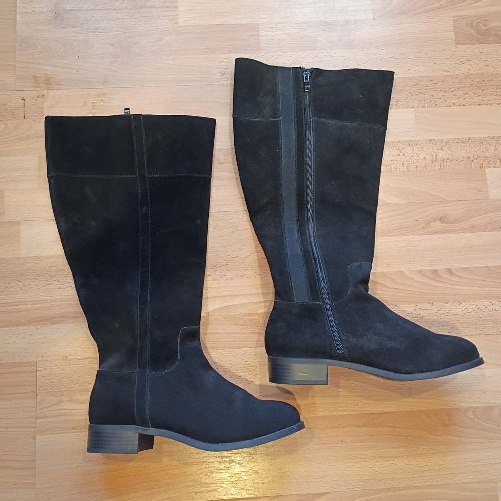 Torrid Suede Pull Tab Knee Boot Mm 9W